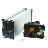 Алюминиевый корпус 500*90*135 мм